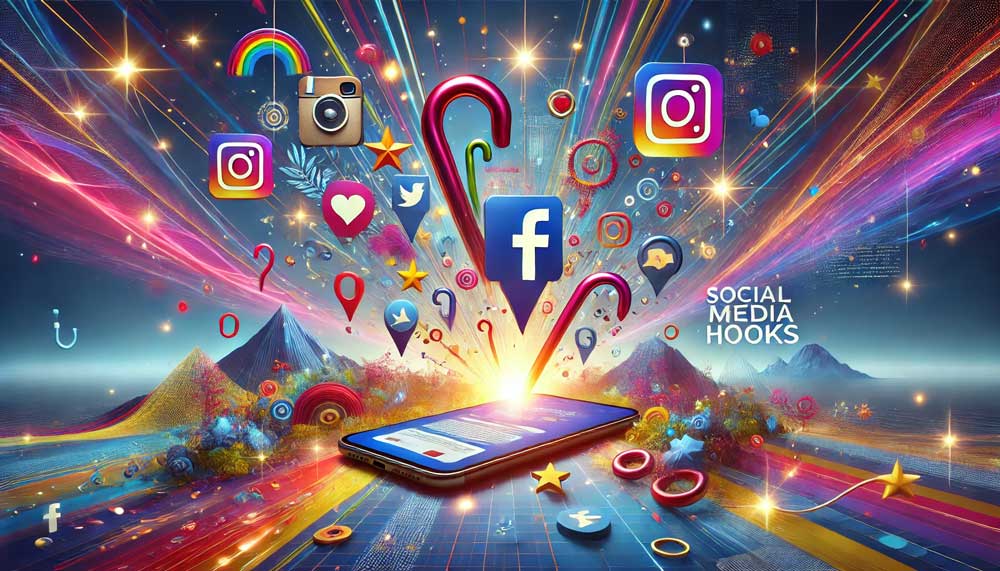 create engaging social media hooks